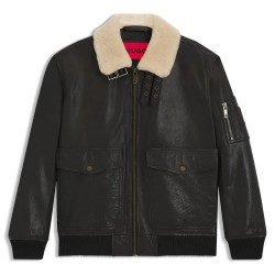 яке,мъжки,якета,hugo,loran,10264624,leather,jacket,medium,brown