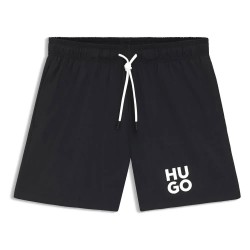 бански,гащета,мъжки,бански,костюми,hugo,paolo,10273126,red,swimming,shorts,black,(black)
