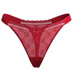 HUGO Sartorial 10277576 thong - Red (Bright Red) дамско,бельо,дамски,бикини,и,танкини,hugo,sartorial,10277576,thong,red,(bright,red)