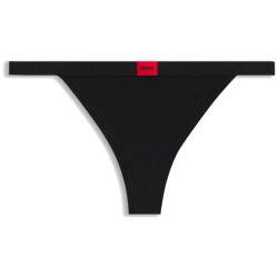 дамско,бельо,дамски,бикини,и,танкини,hugo,signature,10277573,red,thong,black,(black)