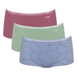 дамско,бельо,дамски,бикини,и,танкини,sloggi,go,crush,short,panties,3,units,multicolor,(pink,green,blue)