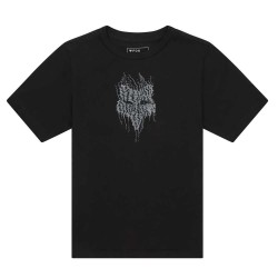Тениска Fox Racing Bark short sleeve T-shirt - Black (Black) тениска,детски,тениски,fox,racing,bark,short,sleeve,t,shirt,black,(black)