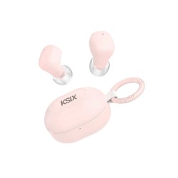 слушалки,слушалки,ksix,neutron,usb,c,wireless,earphones,pink