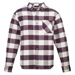 карирана,риза,мъжки,ризи,dolomite,flanell,check,long,sleeve,shirt,latte,beige,cosmic,red