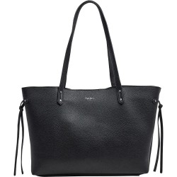 пазарска,чанта,всички,чанти,pepe,jeans,audrey,script,shopper,bag,black,(black)