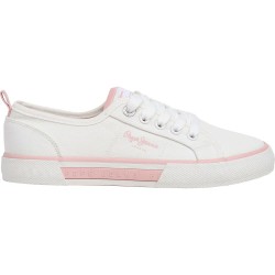 Маратонки Pepe jeans Brady Club trainers - White (Off White) маратонки,мъжки,маратонки,дамски,маратонки,pepe,jeans,brady,club,trainers,white,(off,white)