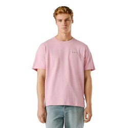 Тениска Pepe jeans Contrast Connor short sleeve T-shirt - Pink (Washed Pink) тениска,мъжки,тениски,дамски,тениски,pepe,jeans,contrast,connor,short,sleeve,t,shirt,pink,(washed,pink)