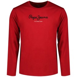 тениска,мъжки,тениски,дамски,тениски,pepe,jeans,eggo,long,sleeve,t,shirt,red,(currant,red)