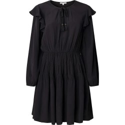 Рокля Pepe jeans Emma long sleeve short dress - Black (Black) рокля,дамски,поли,и,рокли,pepe,jeans,emma,long,sleeve,short,dress,black,(black)