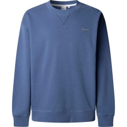 блуза,мъжки,пуловери,pepe,jeans,geo,small,logo,sweatshirt,blue,(washed,navy,blue)