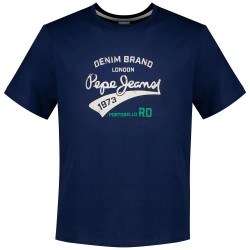 Тениска Pepe jeans Giles short sleeve T-shirt - Blue (Sailor Blue) тениска,мъжки,тениски,дамски,тениски,pepe,jeans,giles,short,sleeve,t,shirt,blue,(sailor,blue)
