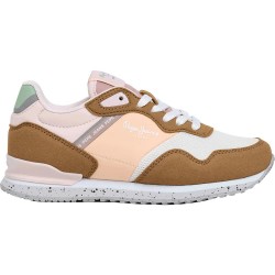 маратонки,мъжки,маратонки,дамски,маратонки,pepe,jeans,london,bubble,trainers,brown,pink,(tobacco,brown)