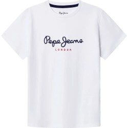Тениска Pepe jeans New Art short sleeve T-shirt - White (White) тениска,мъжки,тениски,дамски,тениски,pepe,jeans,new,art,short,sleeve,t,shirt,white,(white)