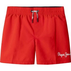 бански,гащета,детски,бански,костюми,pepe,jeans,solid,swimming,shorts,red,(crispy,red)
