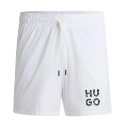 Бански гащета HUGO Paol 10234766 swimming shorts refurbished - White бански,гащета,мъжки,бански,костюми,hugo,paol,10234766,swimming,shorts,refurbished,white