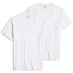 тениска,мъжки,тениски,g,star,base,short,sleeve,t,shirt,2,units,refurbished,white,(white)