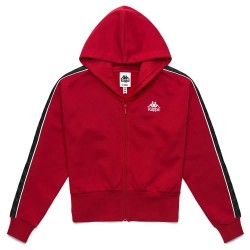 Яке Kappa 222 Banda Carlise 2 tracksuit jacket - Red (Red Racing / Black / White) яке,дамски,анцузи,kappa,222,banda,carlise,2,tracksuit,jacket,red,(red,racing,black,white)