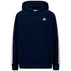 Суичър Kappa 222 Banda Madison 2 hoodie - Blue (Blue Iris / White / Brown Lt Honey) суичър,мъжки,пуловери,kappa,222,banda,madison,2,hoodie,blue,(blue,iris,white,brown,lt,honey)