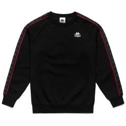 Блуза Kappa 222 Banda Vomis 3 sweatshirt - Black (Black / Red Racing / White) блуза,мъжки,пуловери,kappa,222,banda,vomis,3,sweatshirt,black,(black,red,racing,white)