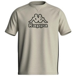Тениска Kappa Geve short sleeve T-shirt - Beige (White Asparagus) тениска,мъжки,тениски,дамски,тениски,kappa,geve,short,sleeve,t,shirt,beige,(white,asparagus)
