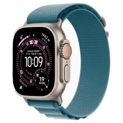 часовник,часовници,apple,watch,ultra,3gps,+,cellular49,mmtitanium,case,alpine,loop,blue,(natural,titanium,light,blue)