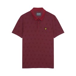 мъжки,блузи,с,яка,lyle,&,scott,jacquard,short,sleeve,polo,red,(cranberry)