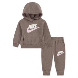 Nike Club Chenille long sleeve set - Brown (Mink Brown) детски,екипи,nike,club,chenille,long,sleeve,set,brown,(mink,brown)
