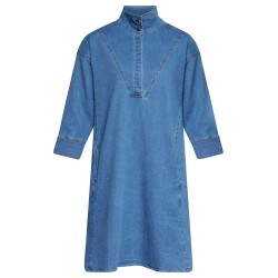 рокля,дамски,поли,и,рокли,redgreen,dessie,3,4,sleeve,dress,denim