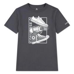 детска,тениска,мъжки,тениски,дамски,тениски,converse,kids,3,shoe,short,sleeve,t,shirt,grey,(dark,matter)