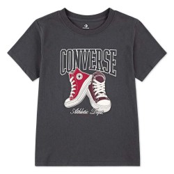 детска,тениска,мъжки,тениски,дамски,тениски,converse,kids,sneaker,gfx,short,sleeve,t,shirt,grey,(dark,matter)