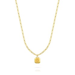 бижутерия,ops,objects,alphabet,d,necklace,golden,(gold)