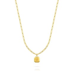 бижутерия,ops,objects,alphabet,v,necklace,golden,(gold)