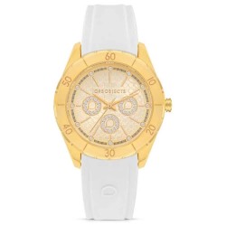 Часовник Ops objects Freedom Ipg watch - Yellow (White / Gold) часовник,часовници,ops,objects,freedom,ipg,watch,yellow,(white,gold)