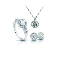 бижутерия,diamonfire,1312691918180,set,earrings,grey