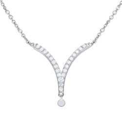 бижутерия,diamonfire,6310021082,necklace,silver,(grey)