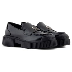 дамски,обувки,armani,exchange,xw001672,af17478,loafers,black