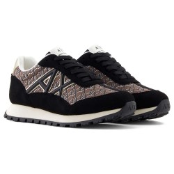 маратонки,дамски,маратонки,armani,exchange,xw002155,af19529,trainers,black