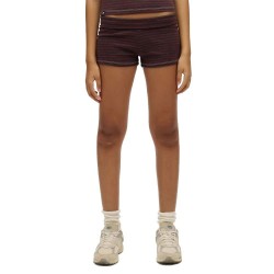 къси,панталони,дамски,панталони,superdry,athletic,essential,fold,shorts,brown,(port,red,stripe)
