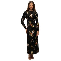 рокля,дамски,поли,и,рокли,superdry,jacquard,long,sleeve,long,dress,black,(maya,multi,black)