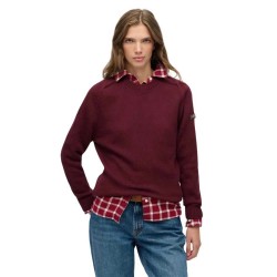 блуза,дамски,пуловери,дамски,плетени,дрехи,superdry,slouchy,sweater,port,red
