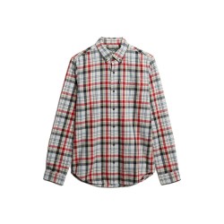 Карирана риза Superdry Vintage Check shirt - White (Montauk Check White) карирана,риза,мъжки,ризи,superdry,vintage,check,shirt,white,(montauk,check,white)