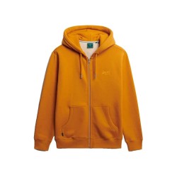 Блуза Superdry Vintage Logo Embroidered half zip sweatshirt - Orange (Thrift Gold Marl) блуза,мъжки,пуловери,superdry,vintage,logo,embroidered,half,zip,sweatshirt,orange,(thrift,gold,marl)
