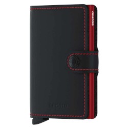 Secrid Miniwallet Matte leather wallet - Red / Black (Black & Red) портфейли,и,портмонета,secrid,miniwallet,matte,leather,wallet,red,black,(black,&,red)