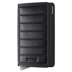 портфейли,и,портмонета,secrid,slimwallet,emboss,lines,leather,wallet,black+