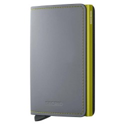 портфейли,и,портмонета,secrid,slimwallet,matte,leather,wallet,grey,&,lime