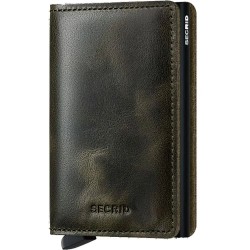 портфейли,и,портмонета,secrid,slimwallet,vintage,leather,wallet,olive,black