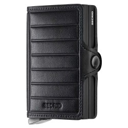 портфейли,и,портмонета,secrid,twinwallet,emboss,lines,leather,wallet,black+