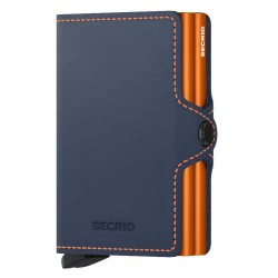 портфейли,и,портмонета,secrid,twinwallet,matte,leather,wallet,night,blue,&,orange
