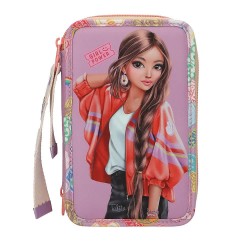 канцеларски,принадлежности,topmodel,girl,power,pencil,case,purple