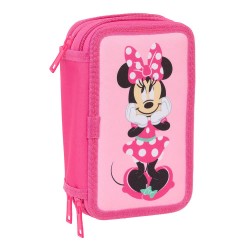 канцеларски,принадлежности,safta,minnie,mouse,12.5x19.5x5.5,cm,triple,pencil,case,37,pieces,multicolor